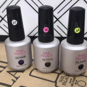 Nail Color Gel Polish Silver Bottle